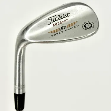 Titleist Vokey Spin Milled 58° .08 Left Handed Wedge - DG S300 Stiff - SS Grip