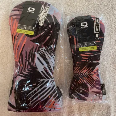 New Queen Of The Green Ogio Golf Midnight Jungle Head Cover Set Driver + Wood