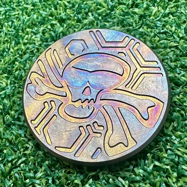 Bettinardi Tour DASS Skull and Cross Bones Ball Marker