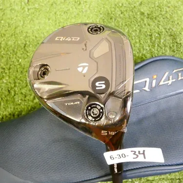 TaylorMade 2026 Qi4D Tour 18* 5 Wood REAX 75 Stiff Graphite with