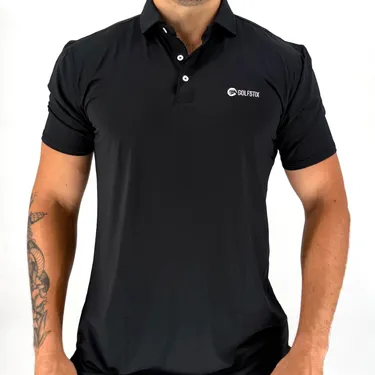 Golfstix Black Polo - Holderness & Bourne