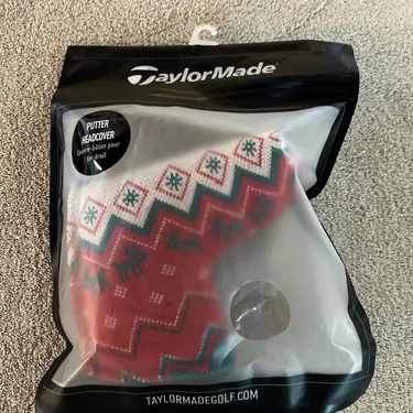 TaylorMade Limited Edition Christmas Ugly Sweater Blade Headcover, Brand New!