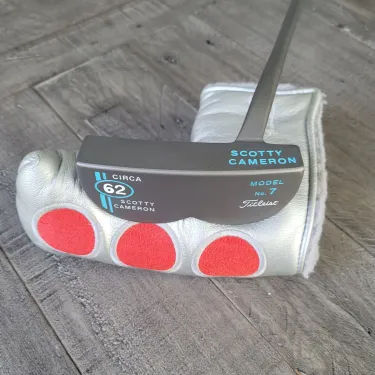 Scotty Cameron Circa 62 #7 - BGT Stability Tour Polar Shaft - Refinished - 34"