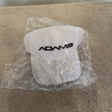 New Adams Golf AG23 White Performance Hat, In Original Packaging, Ships Today!