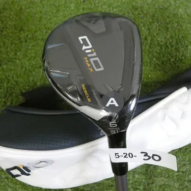 「レディース」 Qi10 MAX Rescue 6 UT / 31° TaylorMade Women's Qi10 Max Rescue Hybrid | Fiddler's Green