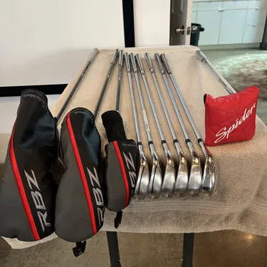Brand New TaylorMade RBZ Men's 11 Piece Golf Club Set - Stiff Flex, Ships Today!